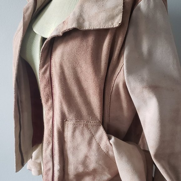 Mango Leather Jacket Sz Small - Picture 4 of 9